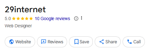 Image: 5 Star Customer Reviews on Google